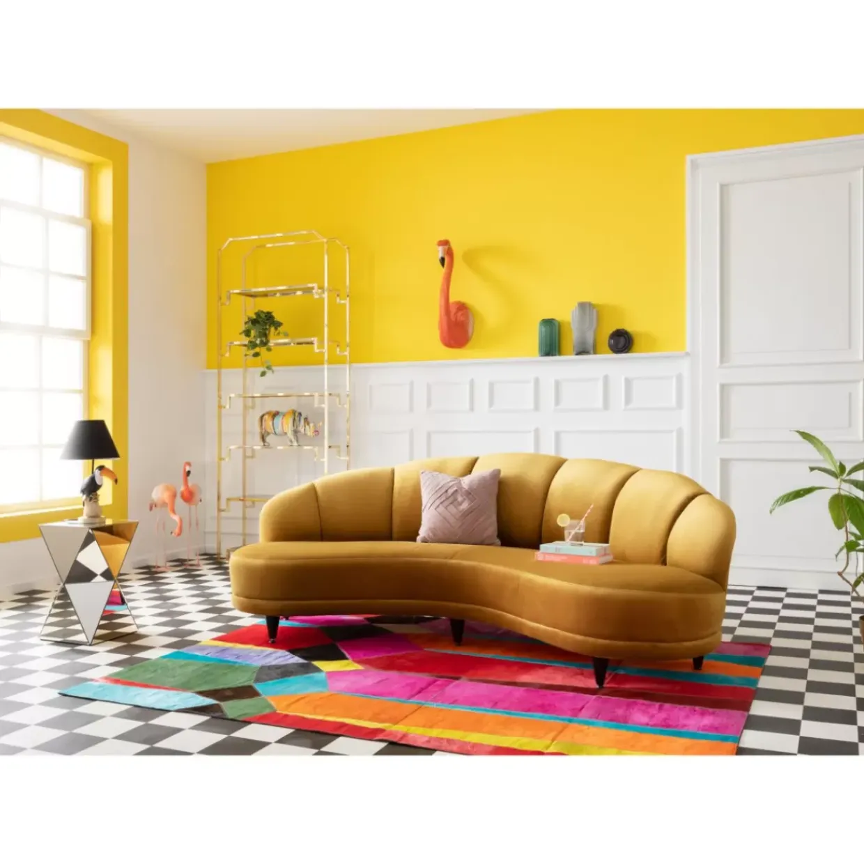Sofa Dschinn 3-Sitzer Amber 233Cm