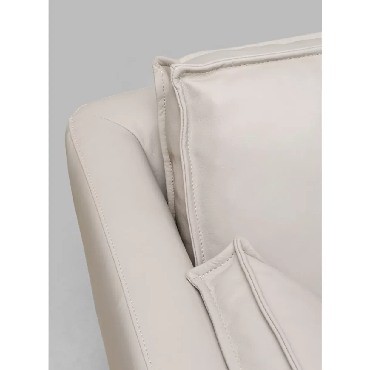 Sofa 3-Sitzer Victor Leder Grau 233Cm