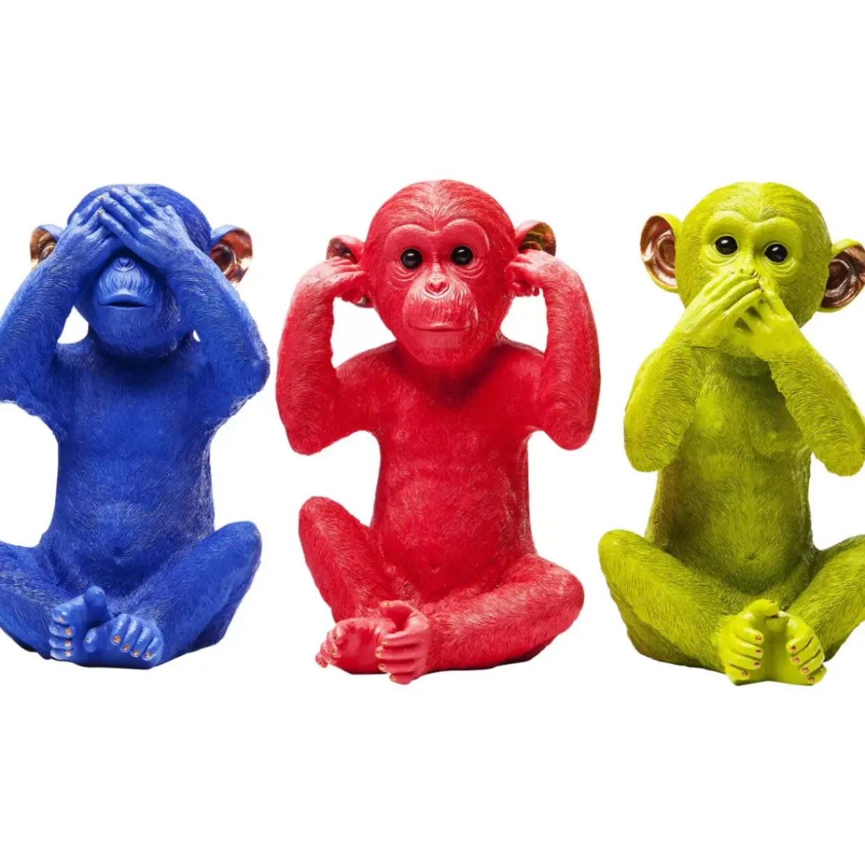 Spardose Monkey Mizaru Blau