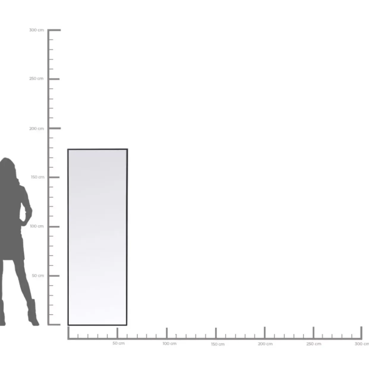 Spiegel Bella 180X60Cm
