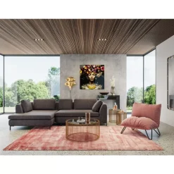 Spiegel Betsy Frame Rectangular Metal 55X165Cm