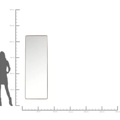 Spiegel Curve Cobre 70X200Cm