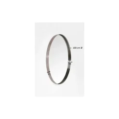 Spiegel Curve Round Brass O100Cm