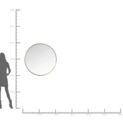 Spiegel Curve Round Copper O100Cm