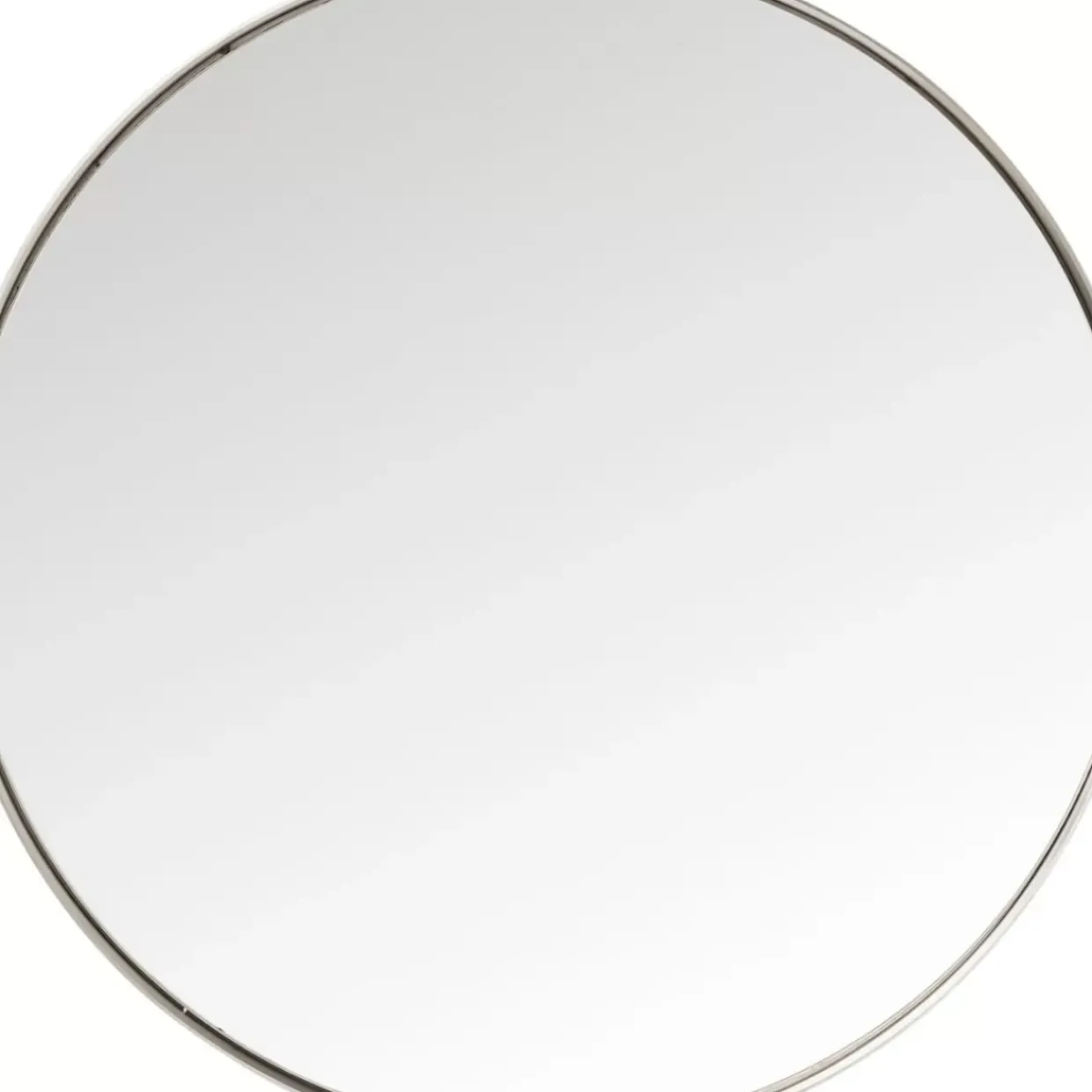 Spiegel Curve Round Stainless Steel O100Cm