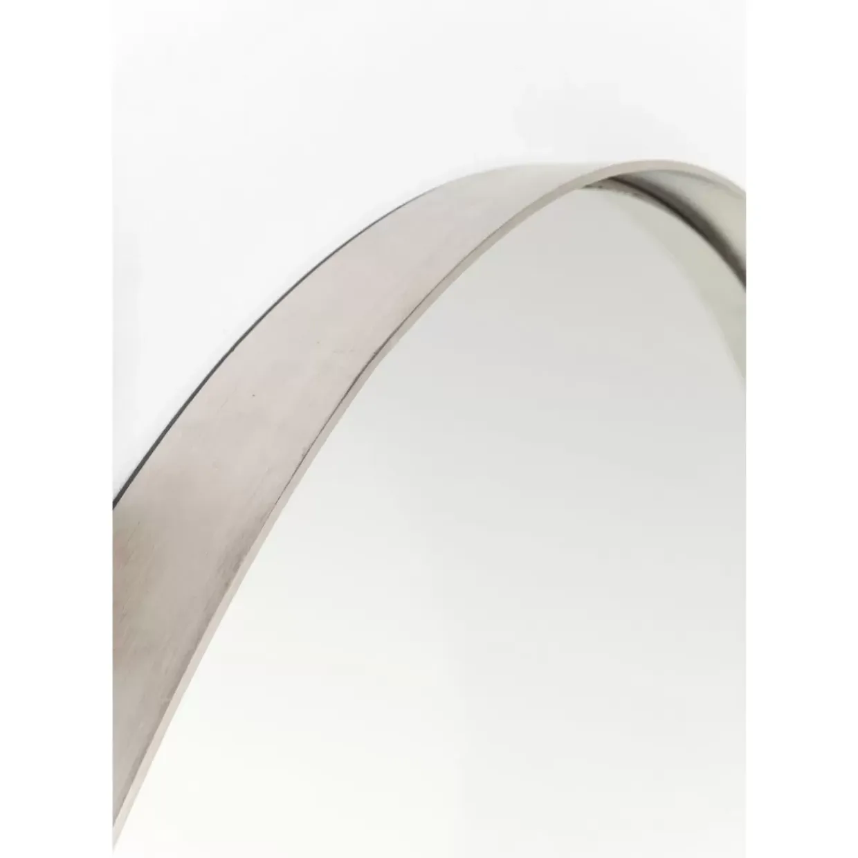 Spiegel Curve Round Stainless Steel O100Cm