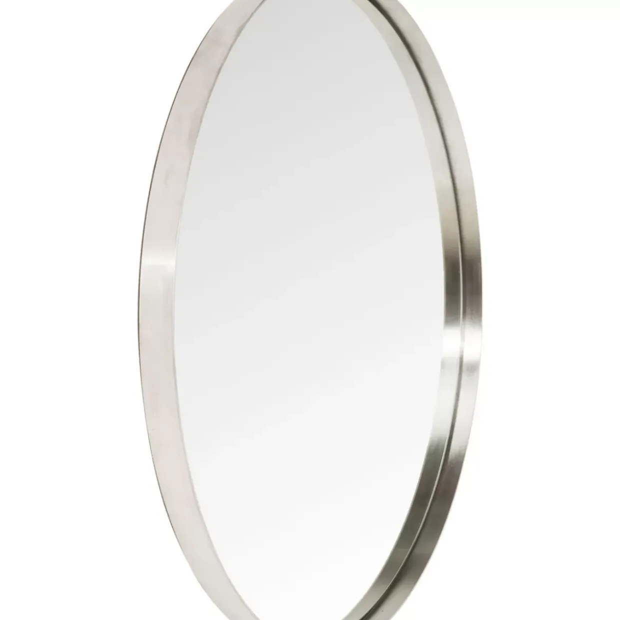 Spiegel Curve Round Stainless Steel O100Cm