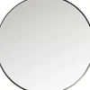 Spiegel Curve Round Steel Nature O100Cm