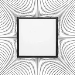 Spiegel Dimension Square Schwarz 91X91Cm