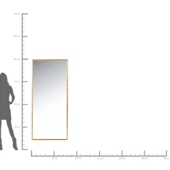 Spiegel Hipster Bamboo 80X180Cm
