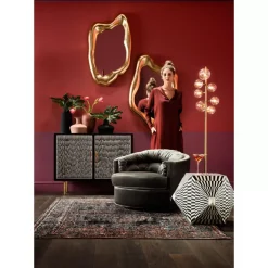Spiegel Hologram Gold 68X117Cm