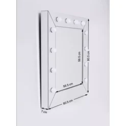 Spiegel Make Up Square 81X81Cm