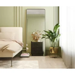 Spiegel Ombra Mo Soft Schwarz 80X200Cm