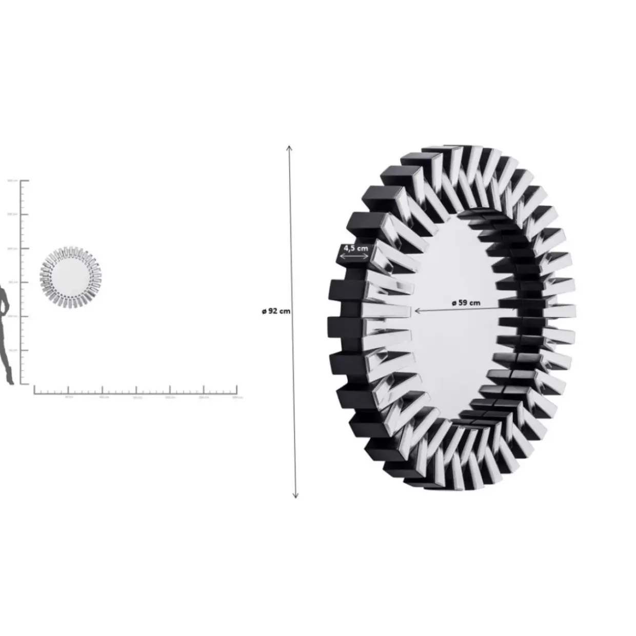 Spiegel Sprocket O92Cm