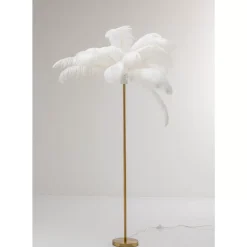 Stehleuchte Feather Palm Weis 165Cm