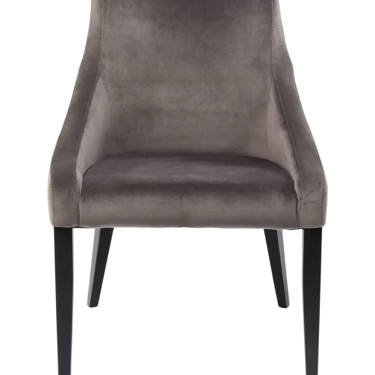 Stuhl Black Mode Velvet Grau