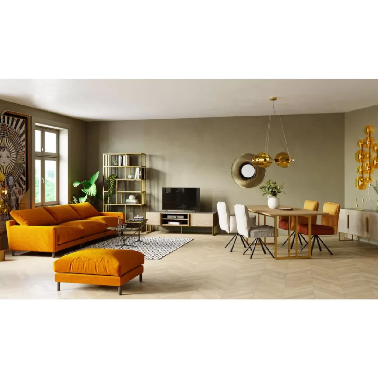 Stuhl Chelsea Grau