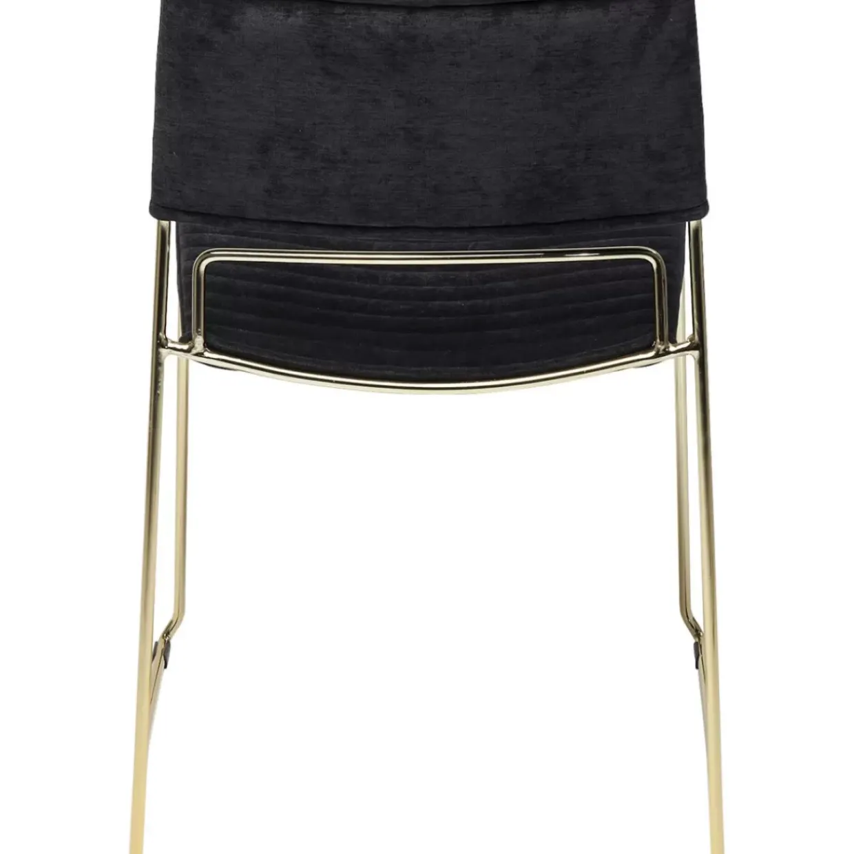 Stuhl Hugo Schwarz Gold