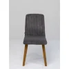 Stuhl Lara Cord Grau