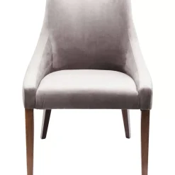 Stuhl Mode Velvet Grau