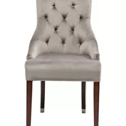 Stuhl Prince Velvet Grau