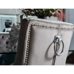 Stuhl Prince Velvet Grau