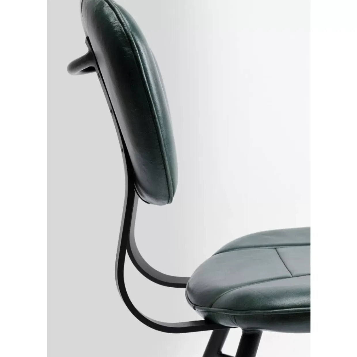 Stuhl Samba Leder Dunkelgrun