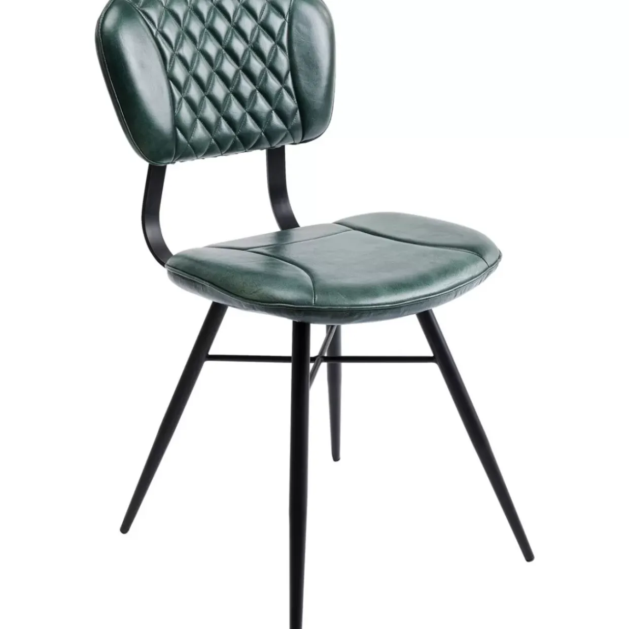 Stuhl Samba Leder Dunkelgrun