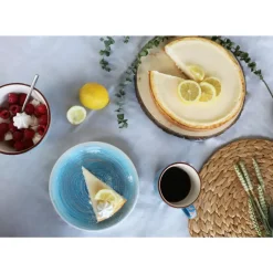 Tasse Swirl Blau