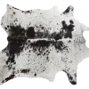 Teppich Hide Schwarz-Weis