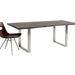 Tisch Harmony Dunkel Chrom 180X90