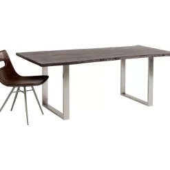 Tisch Harmony Dunkel Chrom 160X80
