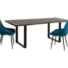 Tisch Harmony Dunkel Schwarz 160X80