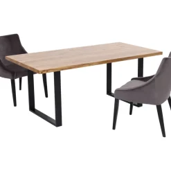 Tisch Jackie Eiche Schwarz 160X80
