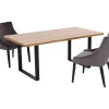 Tisch Jackie Eiche Schwarz 200X100