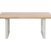 Tisch Jackie Eiche Silber 160X80