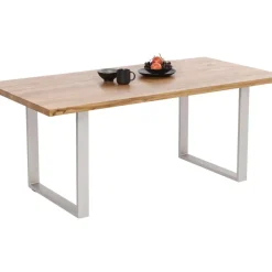 Tisch Jackie Eiche Silber 160X80