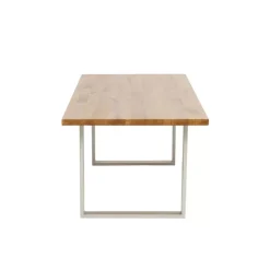 Tisch Jackie Eiche Silber 160X80