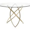 Tisch Molekular Gold O120Cm