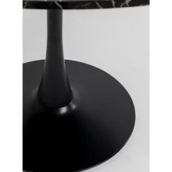 Tisch Schickeria Marmor Schwarz O110Cm