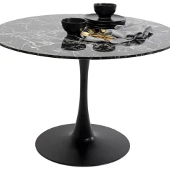 Tisch Schickeria Marmor Schwarz O110Cm