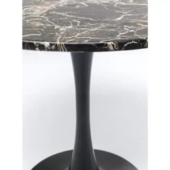 Tisch Schickeria Marmor Schwarz O80Cm