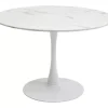 Tisch Schickeria Marmor Weis O110Cm