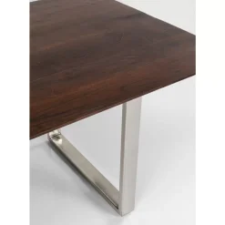 Tisch Symphony Dunkel Chrom 200X100