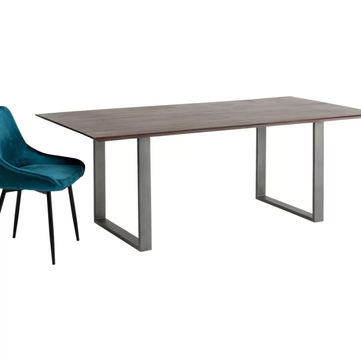Tisch Symphony Dunkel Rohstahl 160X80
