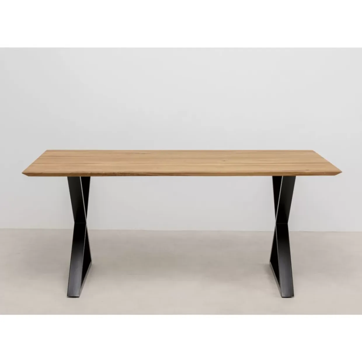 Tisch Symphony Eiche Cross Schwarz 180X90Cm