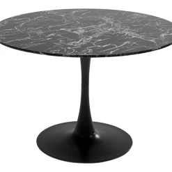 Tisch Veneto Marmor Schwarz O110Cm