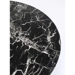 Tisch Veneto Marmor Schwarz O110Cm