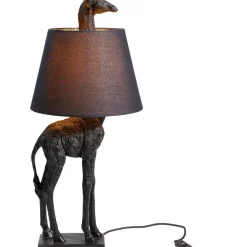 Tischleuchte Animal Giraffe Matt Schwarz