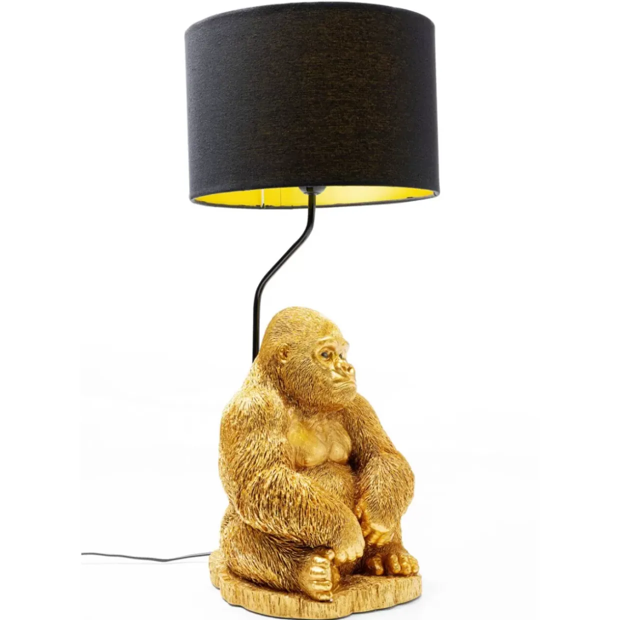 Tischleuchte Animal Monkey Gorilla Gold